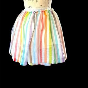 NWT- Pride Kids Rainbow 🌈 Striped Skort